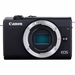 Canon EOS Boîtier M200 noir avec objectifs EF-M 15-45mm et EF-M 55-200mm