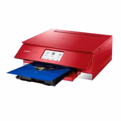 Canon PIXMA TS8352a, Jet d'encre, Impression couleur, 4800 x 1200 DPI, A4, Impression directe, Rouge