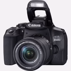 Canon EOS 850D Kit d'appareil-photo SLR 24,1 MP CMOS 6000 x 4000 pixels Noir - Vue supplémentaire 10