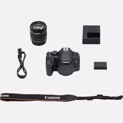 Canon EOS 850D Kit d'appareil-photo SLR 24,1 MP CMOS 6000 x 4000 pixels Noir - Vue supplémentaire 11