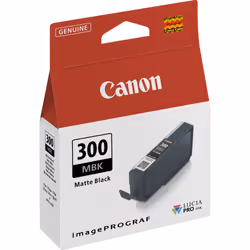 Canon Cartouche d'encre noire mate PFI-300MBK, 1 pièce(s), Paquet unique