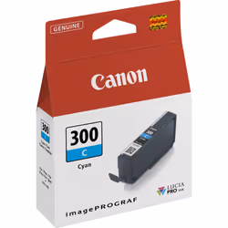 Canon Cartouche d'encre photo cyan PFI-300C, 1 pièce(s), Paquet unique