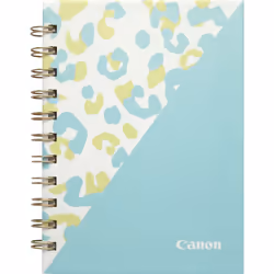 Canon Agenda Zoemini, Journal intime, Bleu, Blanc, Jaune, Motif, 72 feuilles, 80 g/m², 126 mm
