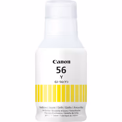 Canon Bouteille d'encre jaune GI-56Y, Jaune, Canon, MAXIFY GX6050, GX7050, 14000 pages, Jet d'encre, 1 pièce(s)