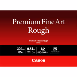 Canon Papier A2 beaux-arts texturé Premium FA-RG1, 25 feuilles, 330 g/m², Jet d'encre, A2, 25 feuilles, 540 µm, Canon ImagePR ...