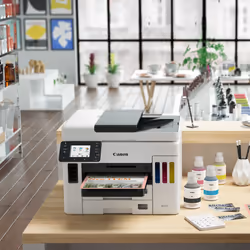 Canon MAXIFY Imprimante jet d'encre MegaTank multifonction rechargeable couleur sans fil GX7050 - Vue supplémentaire 12