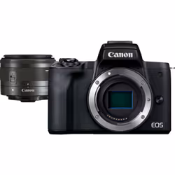 Canon EOS M50 Mark II + M15-45 S EU26 MILC 24,1 MP CMOS 6000 x 4000 pixels Noir