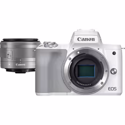 Canon EOS M50 Mark II + M15-45 S EU26 MILC 24,1 MP CMOS 6000 x 4000 pixels Blanc