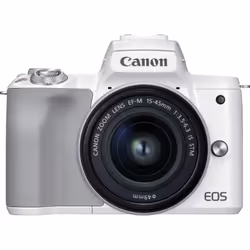 Canon EOS M50 Mark II + M15-45 S EU26 MILC 24,1 MP CMOS 6000 x 4000 pixels Blanc