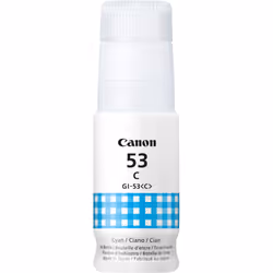 Canon Bouteille d'encre cyan GI-53C, Cyan, Canon, PIXMA G650 PIXMA G550, 60 ml, Jet d'encre, 1 pièce(s)