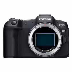 Canon EOS R8, 24,2 MP, 6000 x 4000 pixels, CMOS, 4K Ultra HD, Écran tactile, Noir
