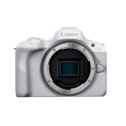 Canon EOS R50, White + RF-S 18-45mm F4.5-6.3 IS STM Kit MILC 24,2 MP CMOS 6000 x 4000 pixels Blanc