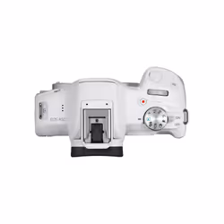 Canon EOS R50, White + RF-S 18-45mm F4.5-6.3 IS STM Kit MILC 24,2 MP CMOS 6000 x 4000 pixels Blanc