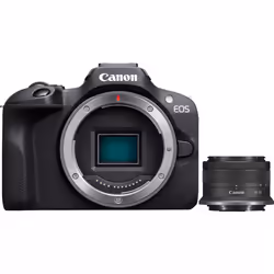 Canon EOS R100 + RF-S 18-45mm F4.5-6.3 IS STM Kit, 24,1 MP, 6000 x 4000 pixels, CMOS, 4K Ultra HD, 309 g, Noir
