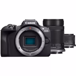 Canon EOS R100 + RF-S 18-45mm F4.5-6.3 IS STM + RF-S 55-200mm F5-7.1 IS STM Kit, 24,1 MP, 6000 x 4000 pixels, CMOS, 4K Ultra  ...