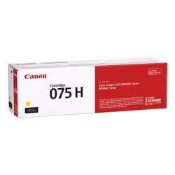 Canon 075 H Cartouche de toner 1 pièce(s) Original Jaune - Vue supplémentaire 2