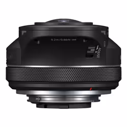 Canon RF-S 3.9mm F3.5 STM DUAL FISHEYE MILC Objectif large "fish eye" Noir - Vue supplémentaire 5