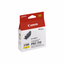 Canon PFI-5100 Y cartouche d'encre 1 pièce Original Jaune