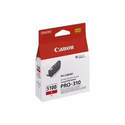 Canon PFI-5100 R cartouche d'encre 1 pièce Original Rouge
