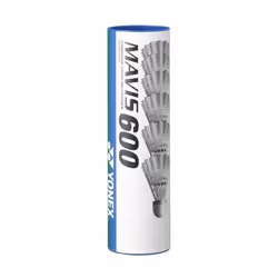 Tube de 6 volants de badminton Yonex Mavis 600