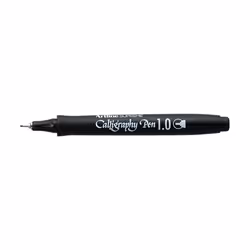 Artline Supreme Calligraphy Pen 1.0, Noir, Noir, Rond, Encre à base d'eau, Pointe biseautée, 1 mm