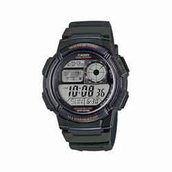 Casio Montre Homme WORLD TIME ILLUMINATOR - 5 Alarms, 10 Year battery (Ø 43 mm)