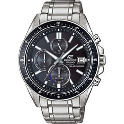 Casio EFS-S510D-1AVUEF montre Montre bracelet Unisexe Tough Solar Noir, Argent