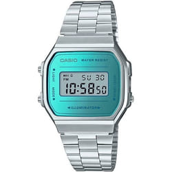 Montre Casio Casio Collection Retro Pour Mixte en Argent - A168WEM-2EF