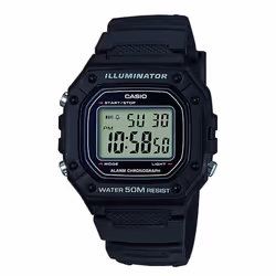 Montre Casio Casio Collection Pour Hommes en Noir - W-218H-1AVEF