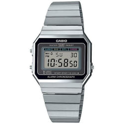 Casio A700WE-1AEF montre Montre bracelet Mâle Quartz Argent
