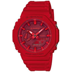 Casio GA-2100-4AER montre Montre bracelet Unisexe Rouge