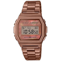 Casio A1000RG-5EF montre Montre bracelet Mâle Quartz Rouge