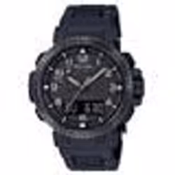 Montre Analogique-Digital CASIO PRW-50FC-1ER Homme en Résine Noire à Energie Solaire et Verre Saphir