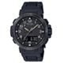 Montre Analogique-Digital CASIO PRW-50FC-1ER Homme en Résine Noire à Energie Solaire et Verre Saphir