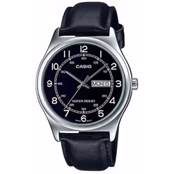 Montre - CASIO - Collection MTP-V006L-1B2 - Homme - Quartz - Cuir Noir