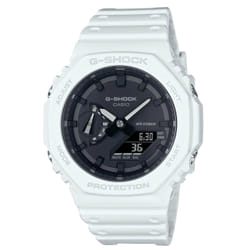 Montre Casio G-shock Pour Hommes en Blanc - GA-2100-7AER