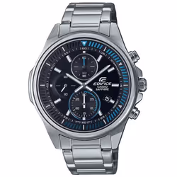 Montre Hommes Casio Quartz Chronographe Bracelet Acier inoxydable Argent EFR-S572D-1AVUEF