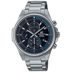 Montre Hommes Casio Quartz Chronographe Bracelet Acier inoxydable Argent EFR-S572D-1AVUEF
