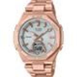 Casio - Montre Femmes - Quartz - Analogique - Digital - Bracelet Acier inoxydable Ip-rosé - MSG-B100DG-4AER