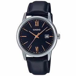 Montre - CASIO - Collection MTP-V002L-1B3 - Homme - Quartz - Cuir Noir