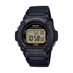 Montre Casio Casio Collection Pour Hommes en Noir - W-219H-1A2VEF