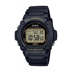 Montre Casio Casio Collection Pour Hommes en Noir - W-219H-1A2VEF