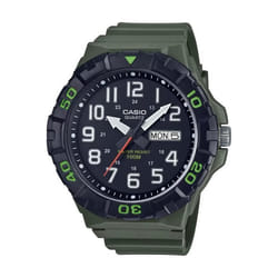 Montre - CASIO - MRW-210H-3A - Quartz - Résine - 43 mm - Noir/Vert