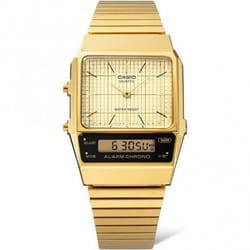 Montre Casio Casio Collection Vintage Pour Hommes en Doré - AQ-800EG-9AEF