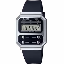 Montre Casio Casio Collection Vintage Pour Mixte en Noir - A100WEF-1AEF