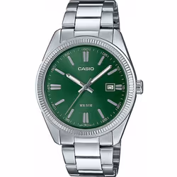 Casio Montre Homme MTP-1302PD-3AVEF Vert Argenté (Ø 38,5 mm)