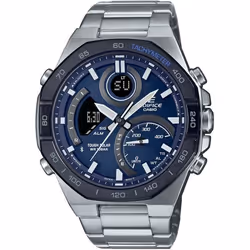 Montre Casio Edifice Pour Hommes en Argent - ECB-950DB-2AEF