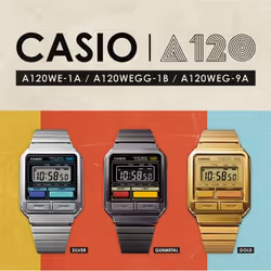 Casio G-Shock A120WEST-1A Montre bracelet Unisexe Quartz Gris