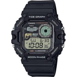 Montre Casio - Hommes - WS-1700H-1AVEF - Etanche 10 ATM - Bracelet en Plastique Noir