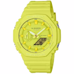 Montre Casio G-shock Pour Mixte en Jaune - GA-2100-9A9ER